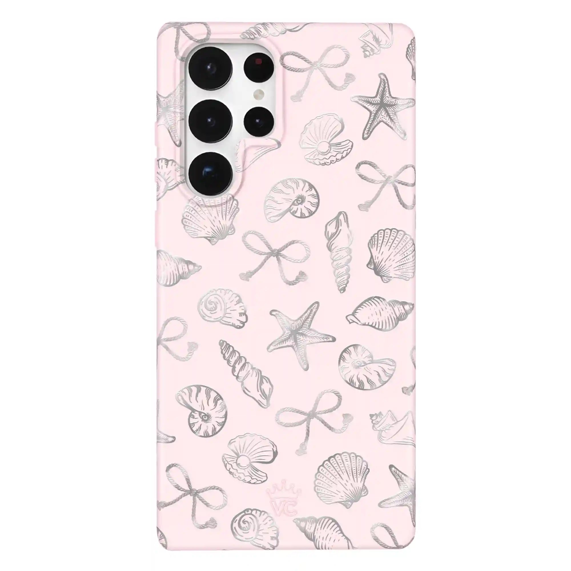 Pink Coastal Seashells Samsung Case