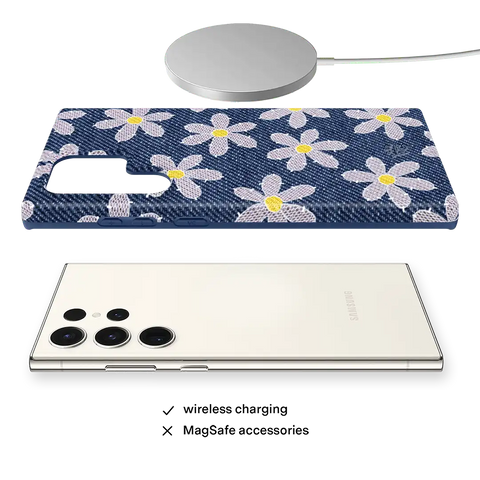 Denim Daisy Samsung Case