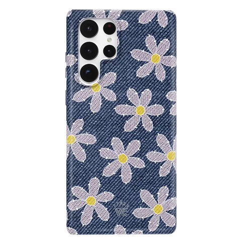 Denim Daisy Samsung Case