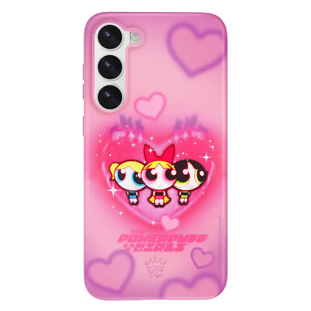 The Powerpuff Girls Airbrush Hearts Samsung Case