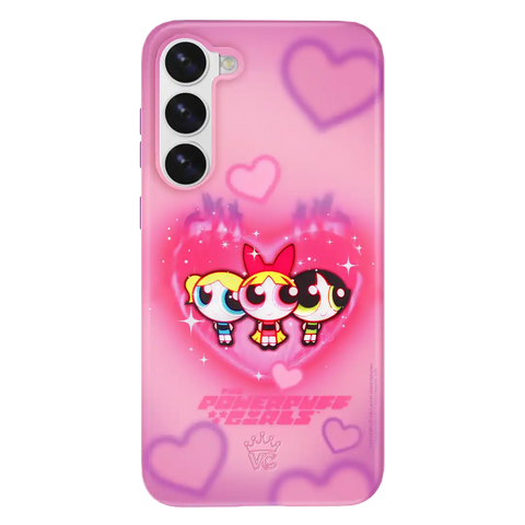 The Powerpuff Girls Airbrush Hearts Samsung Case