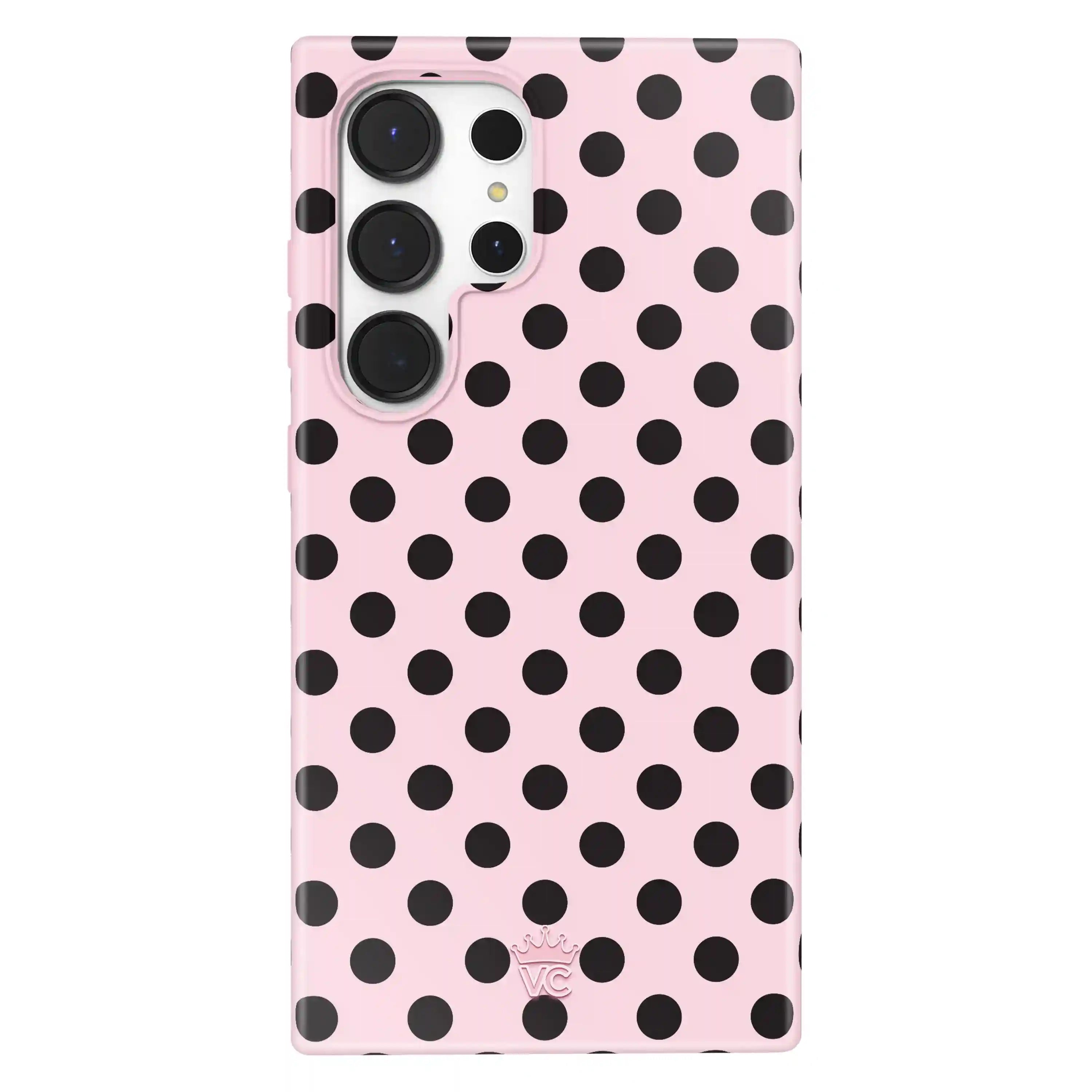 Princess Pink Polka Dot Samsung Case