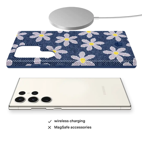 Denim Daisy Samsung Case