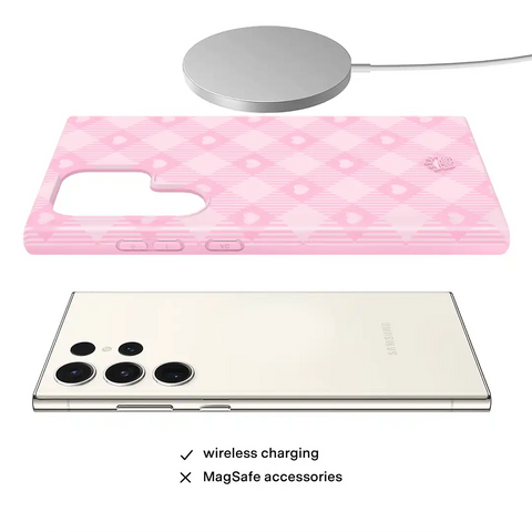 Dolly Pink Gingham Samsung Case
