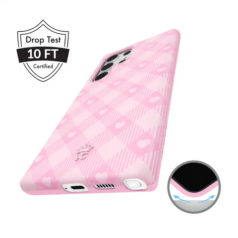 Dolly Pink Gingham Samsung Case