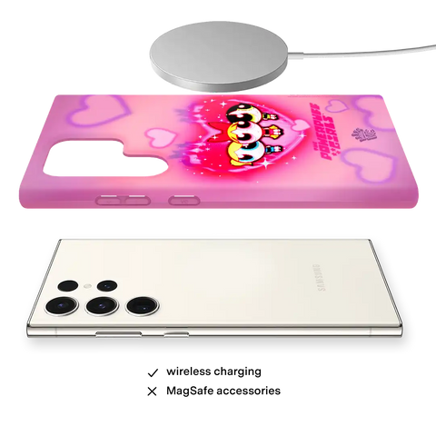 The Powerpuff Girls Airbrush Hearts Samsung Case