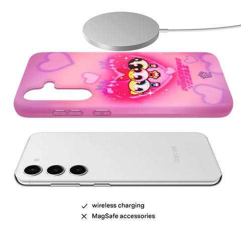 The Powerpuff Girls Airbrush Hearts Samsung Case