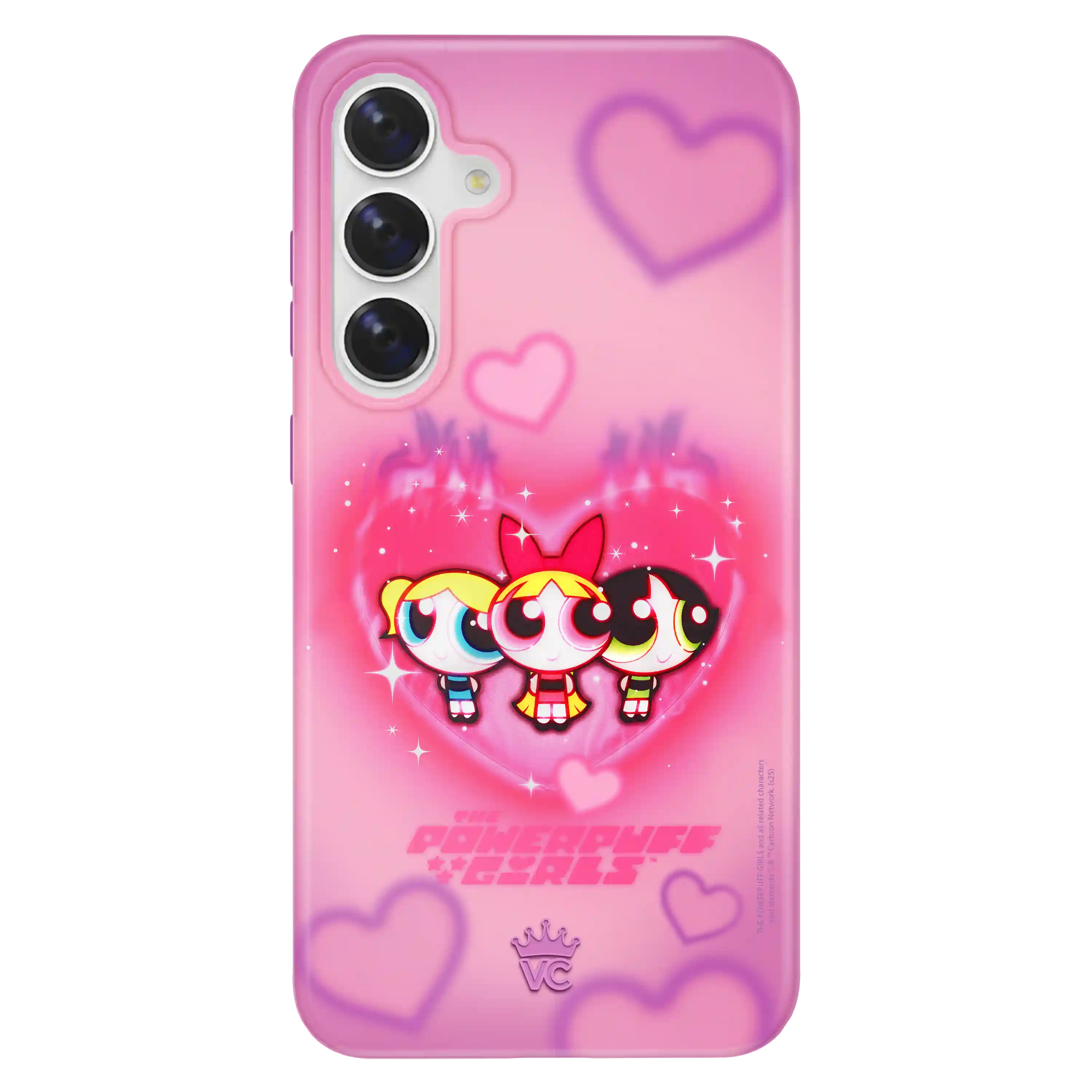 The Powerpuff Girls Airbrush Hearts Samsung Case
