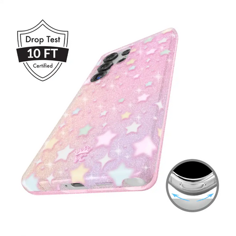 Falling Star Glitter Samsung Case