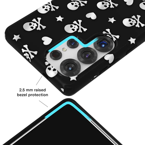 Chrome Skulls Samsung Case