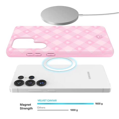 Dolly Pink Gingham Samsung Case
