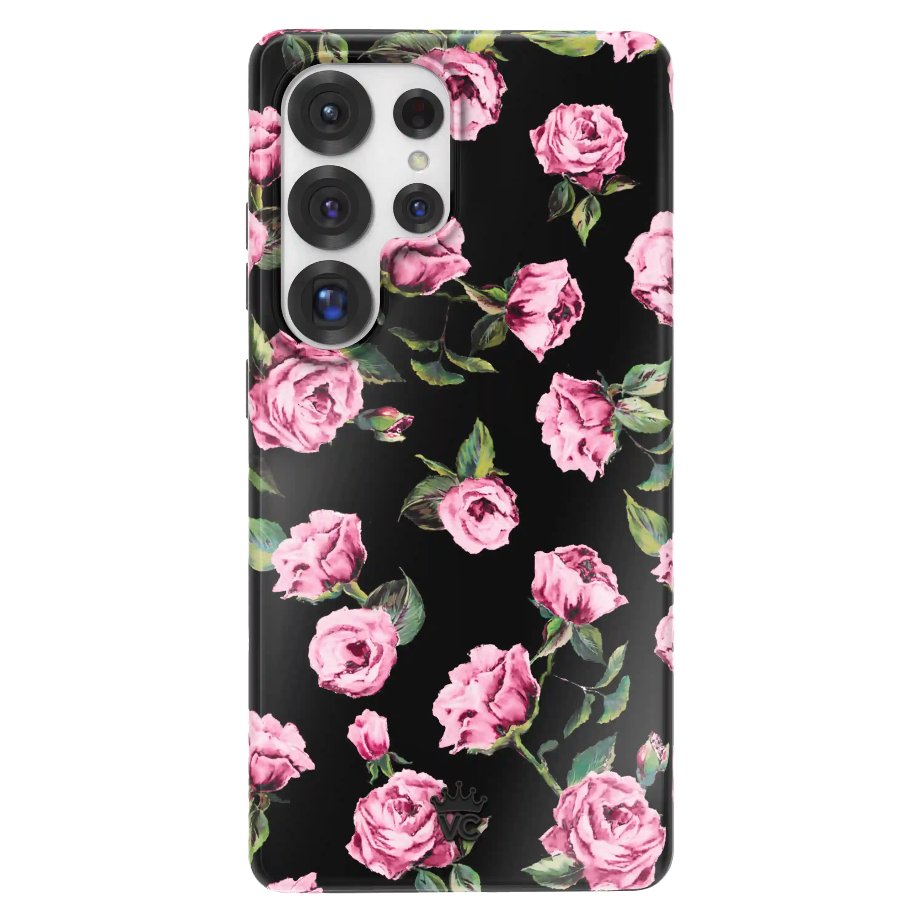 Pink Rose Floral Samsung Case