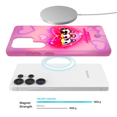 The Powerpuff Girls Airbrush Hearts Samsung Case