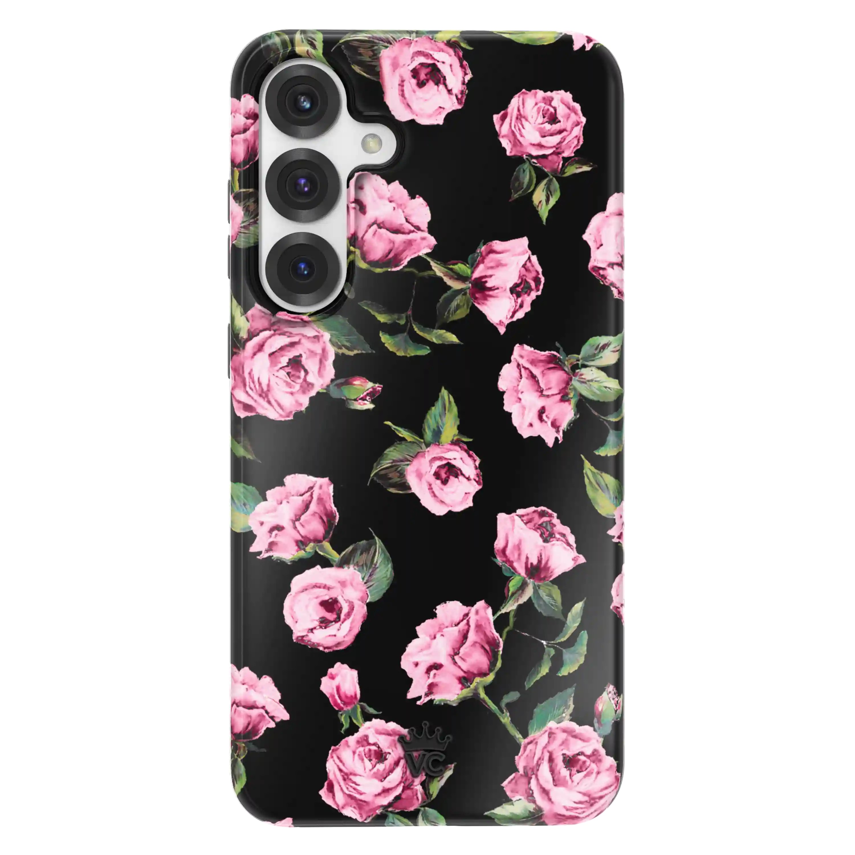 Pink Rose Floral Samsung Case