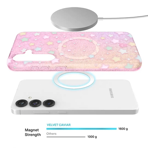 Falling Star Glitter Samsung Case