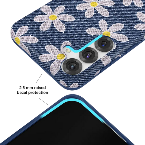 Denim Daisy Samsung Case