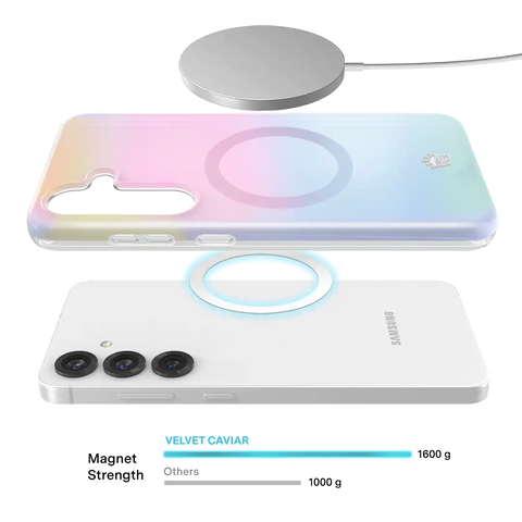 White Opal Samsung Case