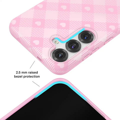 Dolly Pink Gingham Samsung Case