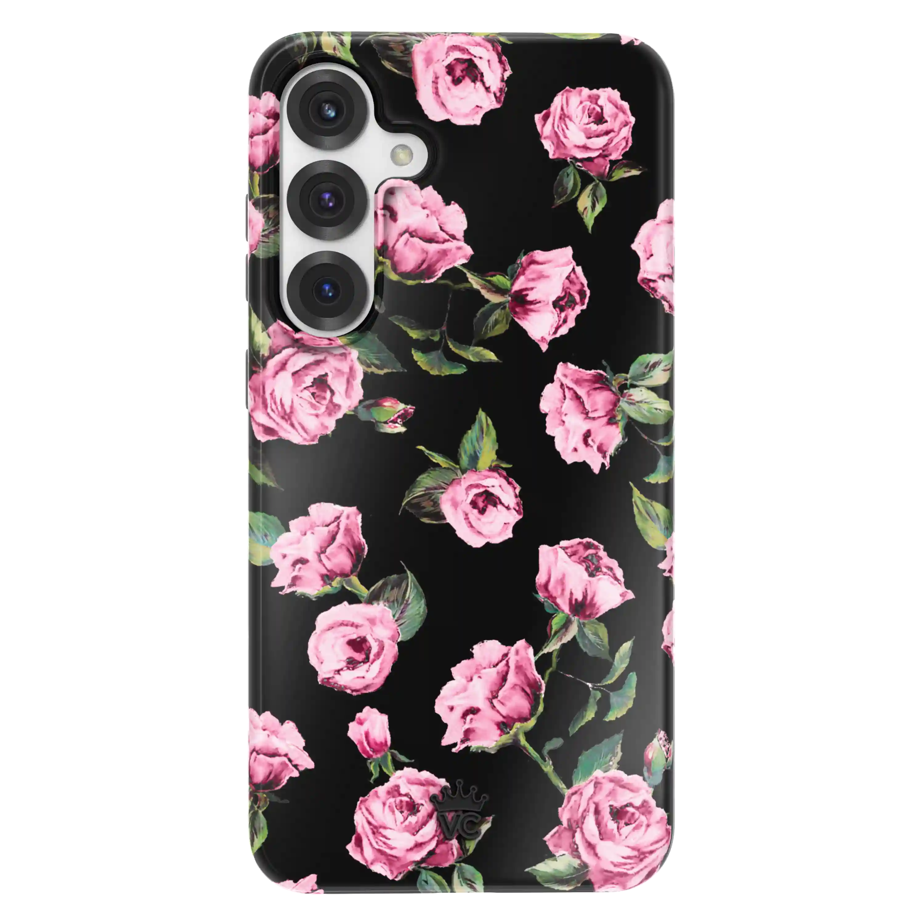 Pink Rose Floral Samsung Case