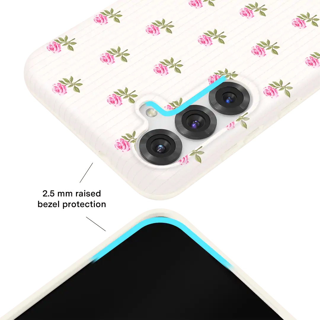 Pink Peony Floral Samsung Case