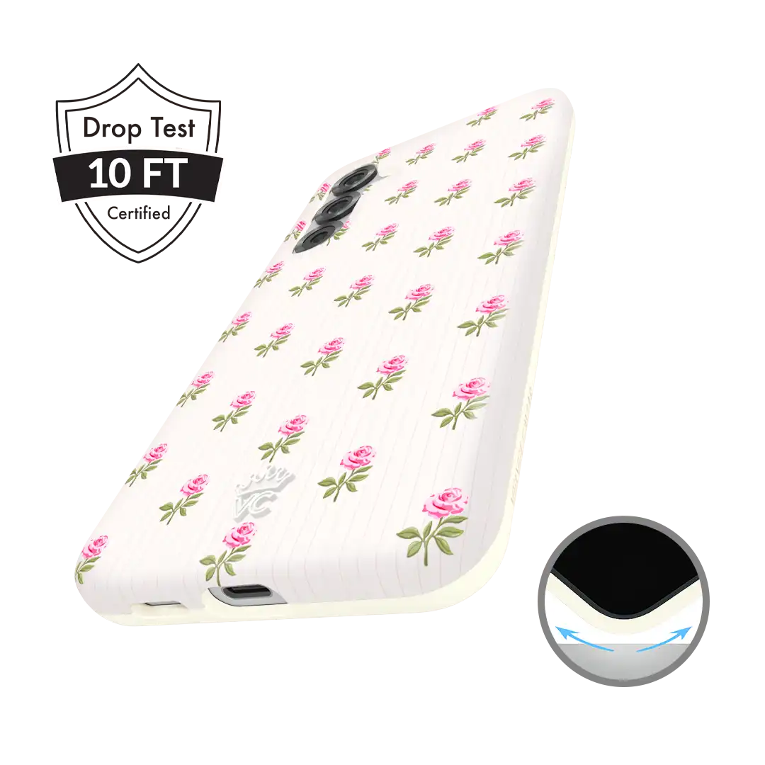 Pink Peony Floral Samsung Case