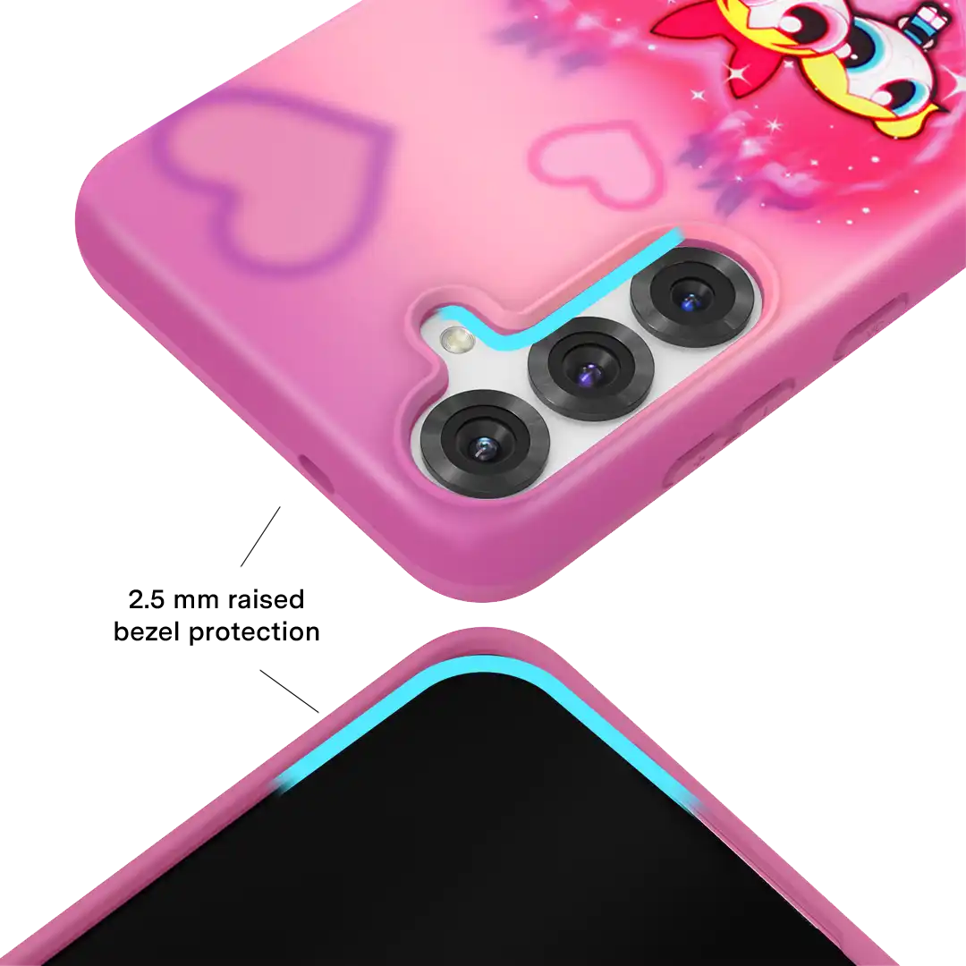 The Powerpuff Girls Airbrush Hearts Samsung Case
