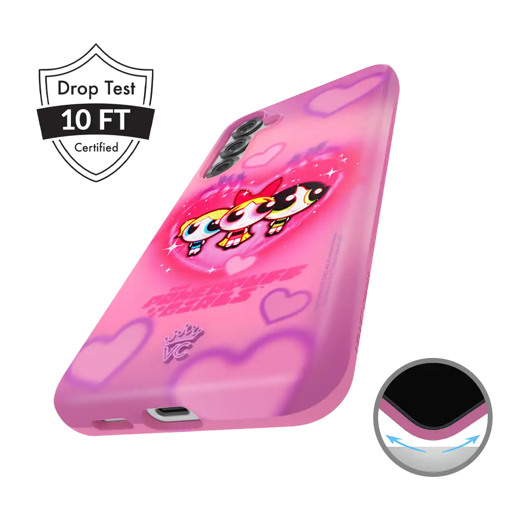 The Powerpuff Girls Airbrush Hearts Samsung Case