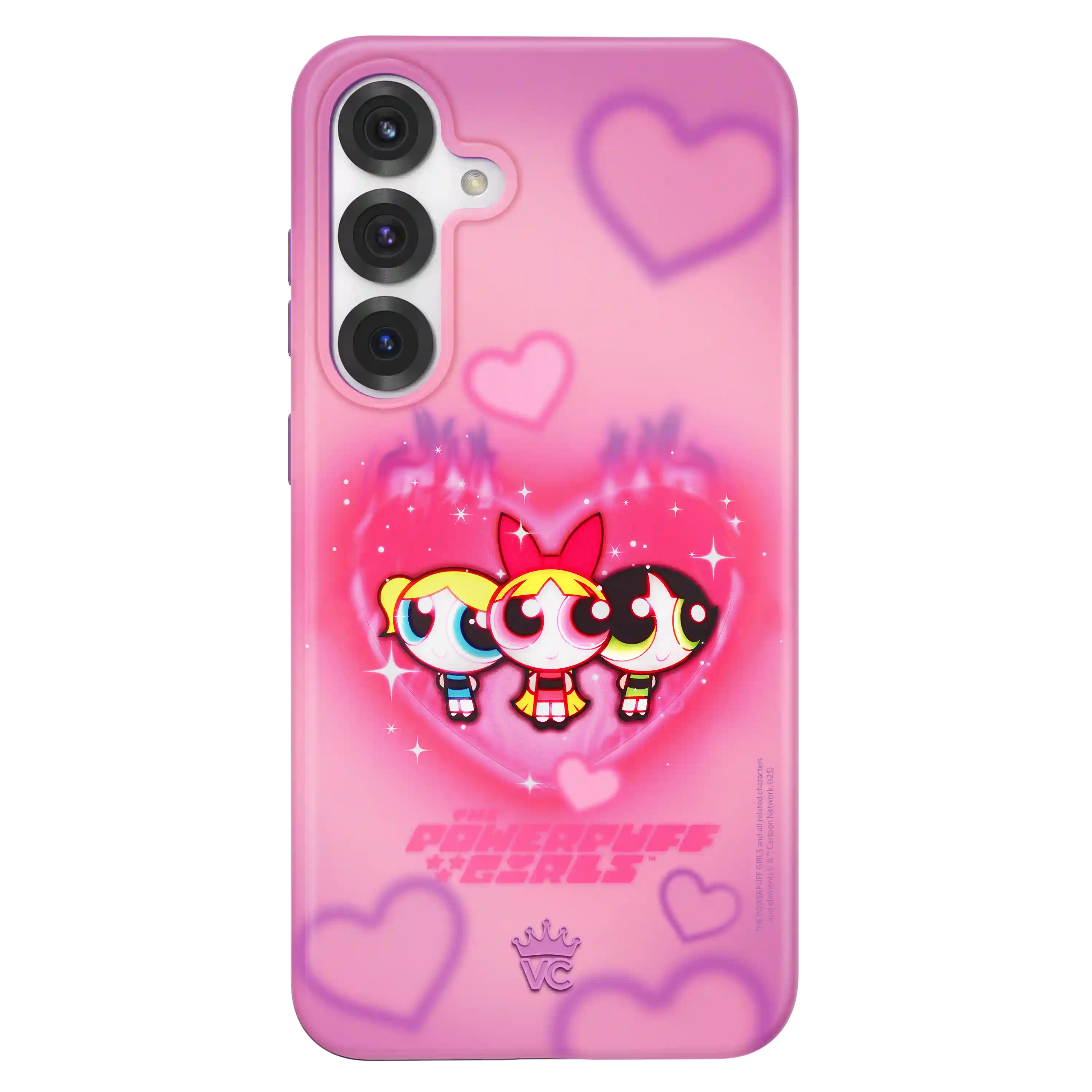 The Powerpuff Girls Airbrush Hearts Samsung Case