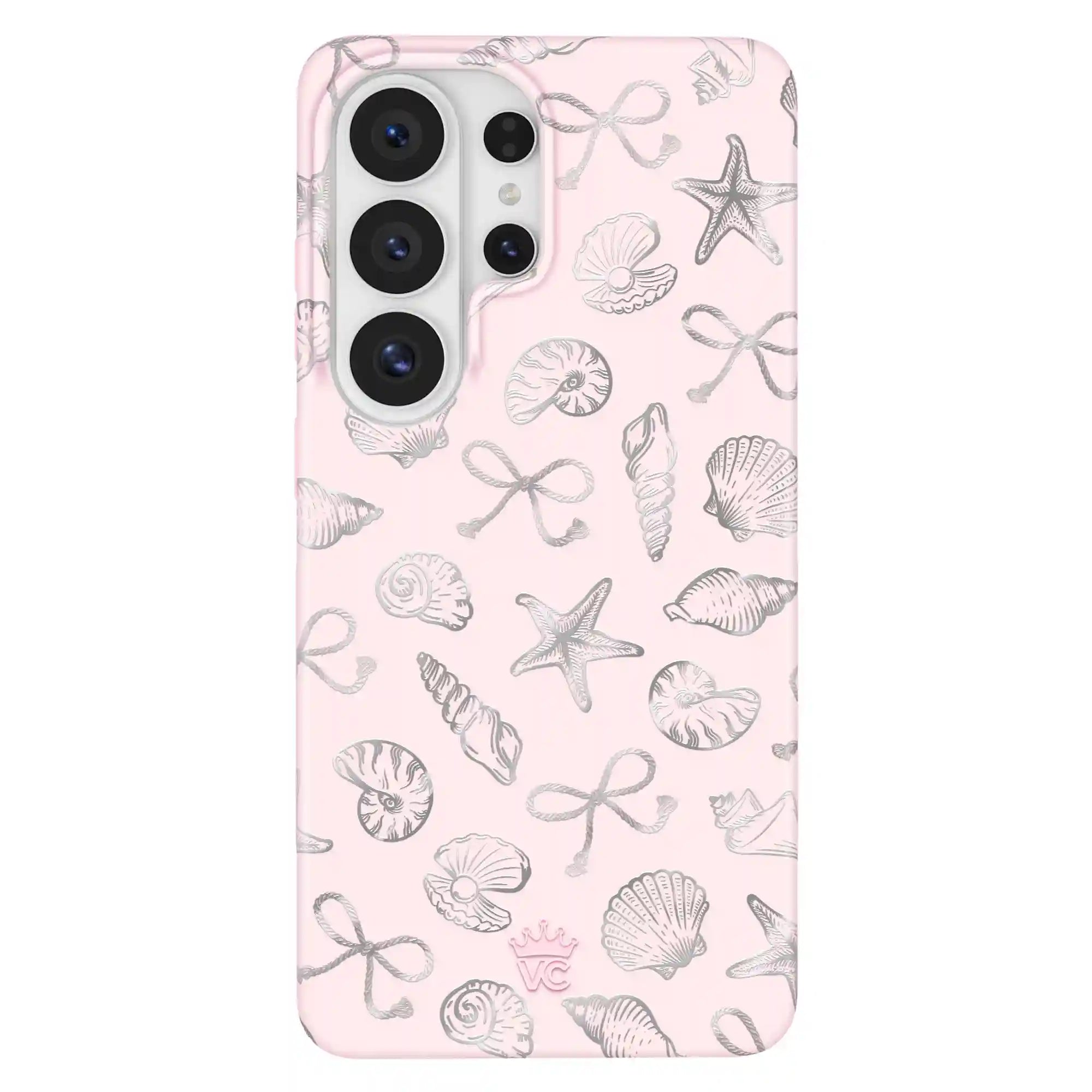 Pink Coastal Seashells Samsung Case