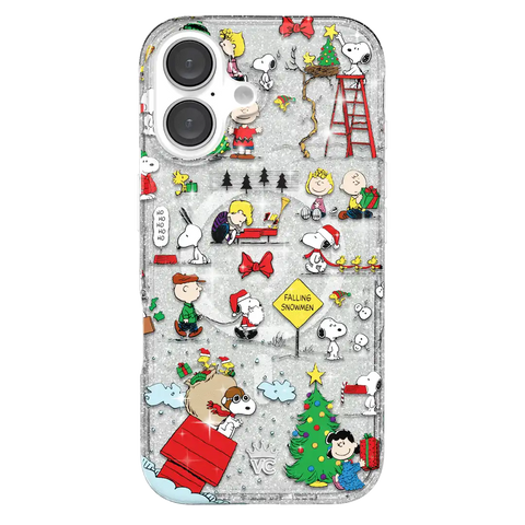 Snoopy Christmas Glitter iPhone Case